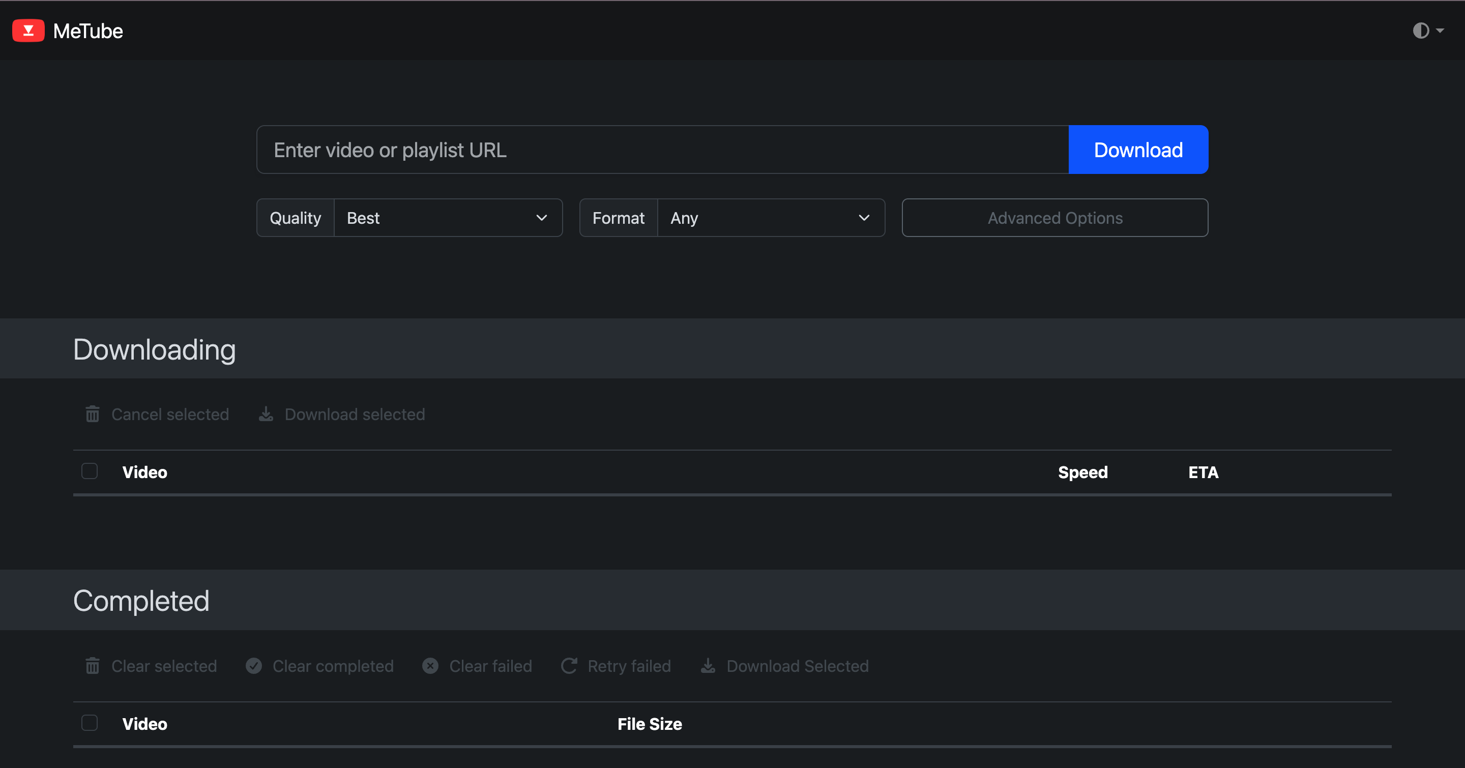 群晖Docker部署一款自托管下载工具-MeTuBe